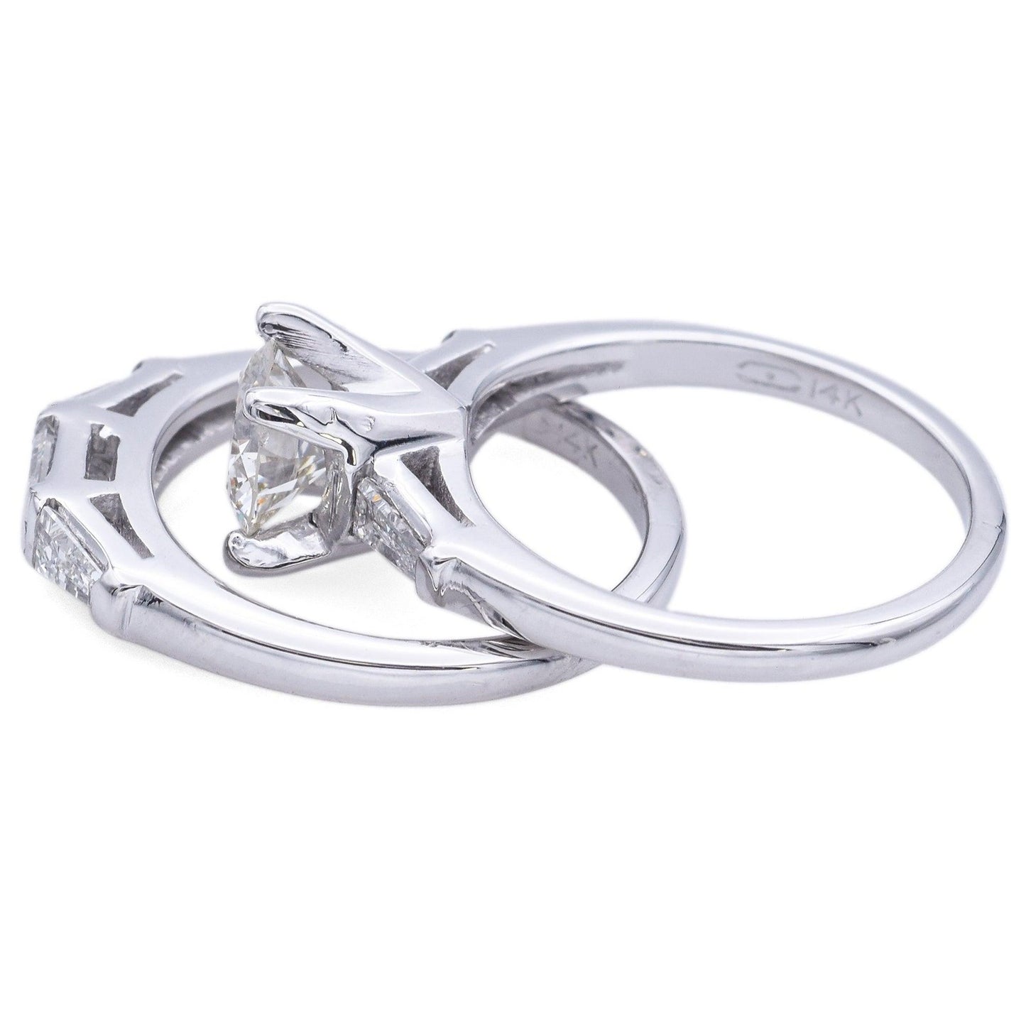 0.73ct Round Brilliant Diamond Ring — GIA Certified, 14k White Gold
