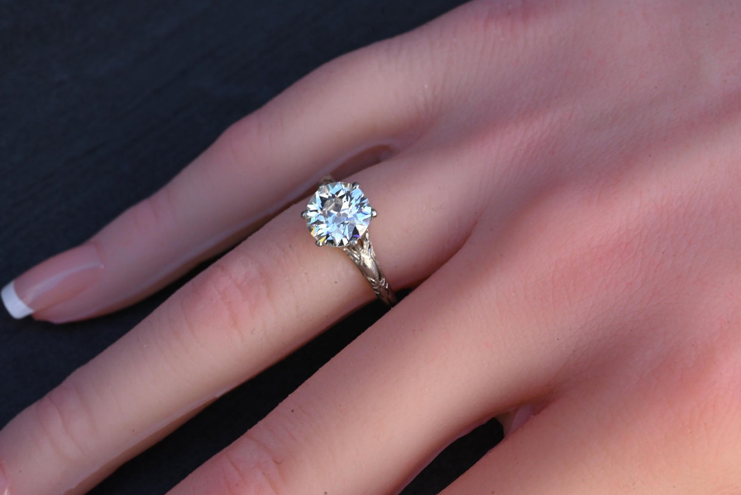 1.60ct Round Brilliant Three-Stone Diamond Ring — GIA Certified, Platinum