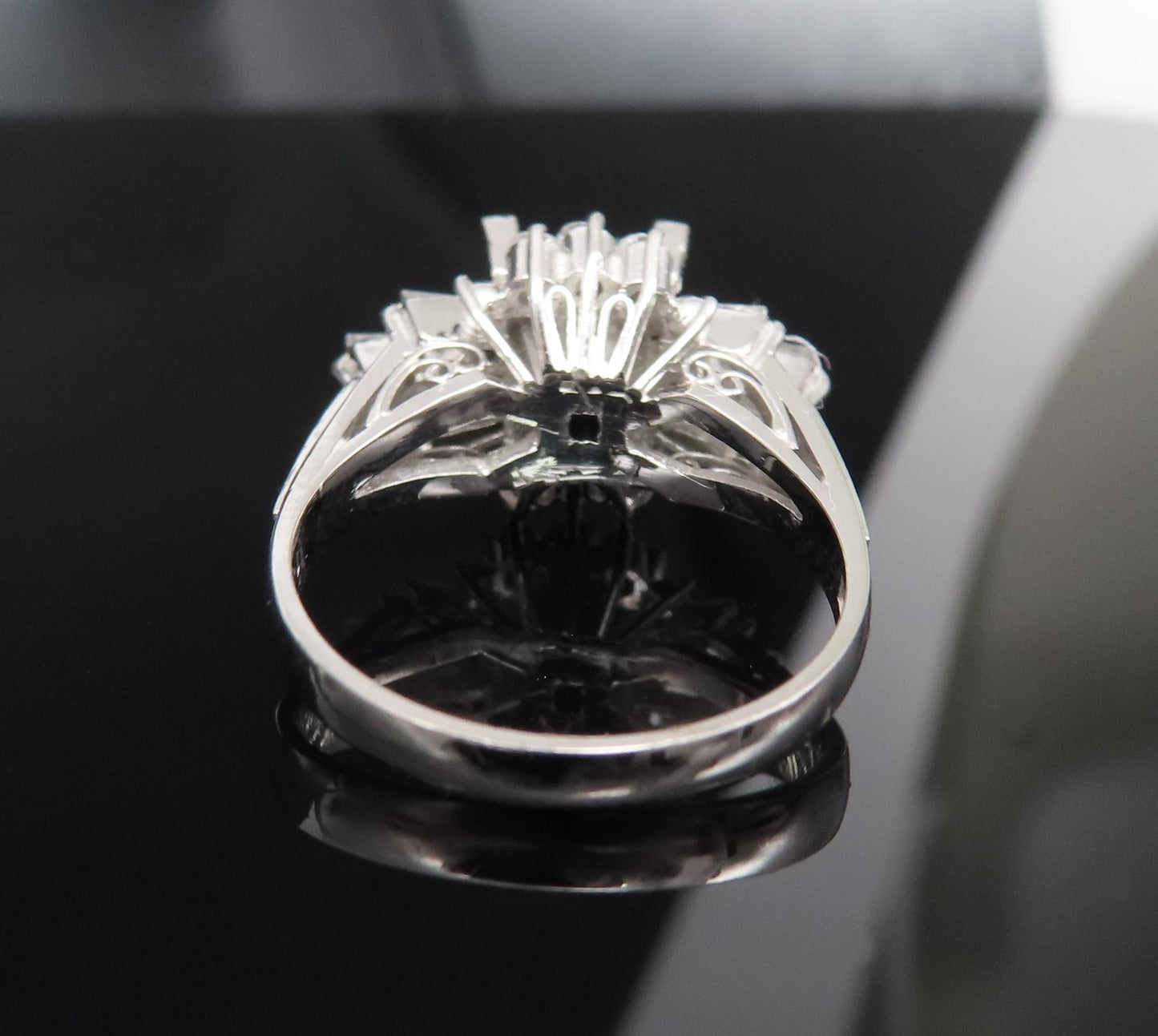 1.48ct Emerald Cut Natural Emerald Diamond Ring — GIA Certified, Platinum