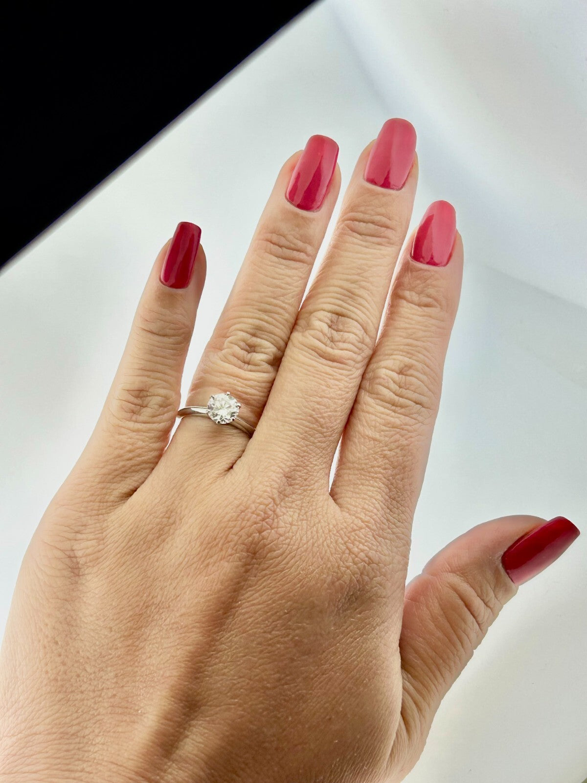 1.02ct Round Brilliant Diamond Solitaire Ring — GIA Certified, Platinum