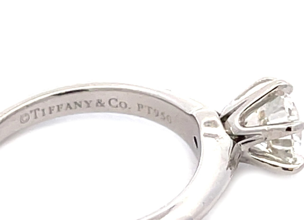 1.02ct Round Brilliant Diamond Solitaire Ring — GIA Certified, Platinum