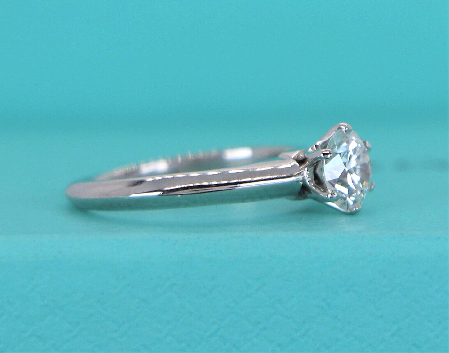 0.70ct Round Brilliant Diamond Engagement Ring — GIA Certified, Platinum
