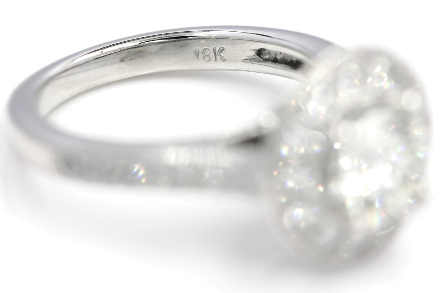 1.02ct Round Brilliant Diamond Engagement Ring — GIA Certified, 14k White Gold
