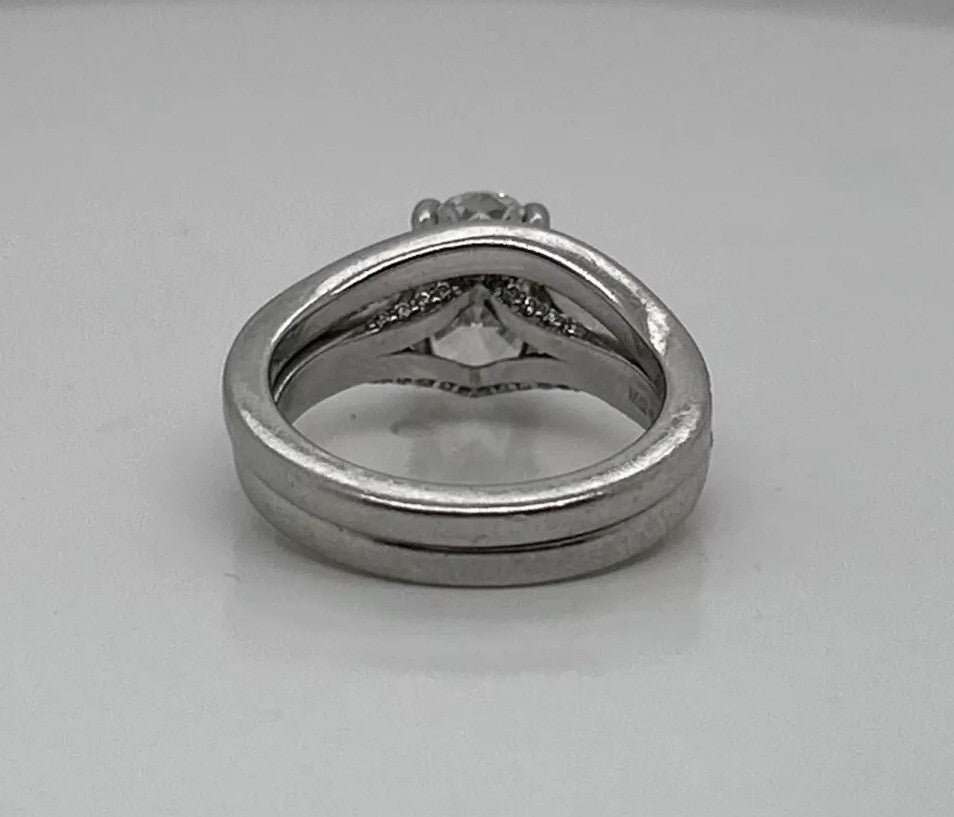 1.61ct Oval Brilliant Diamond Engagement Ring — GIA Certified, Platinum