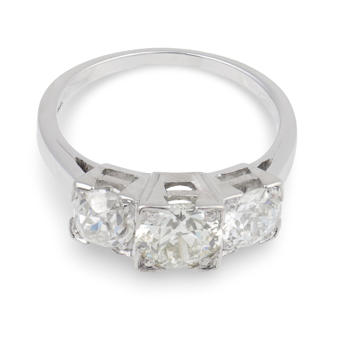 1.15ct Old European Cut Diamond Art Deco Ring — GIA Certified, Platinum