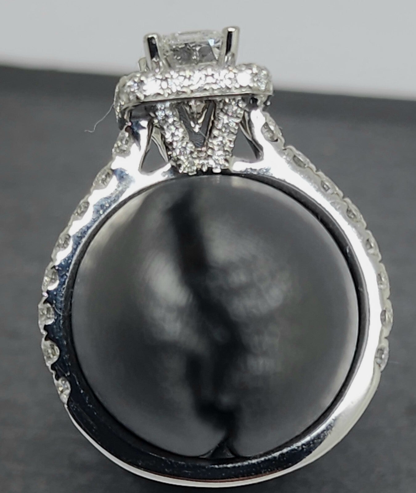 1.08ct Old Mine Cut Diamond Engagement Ring — GIA Certified, Platinum
