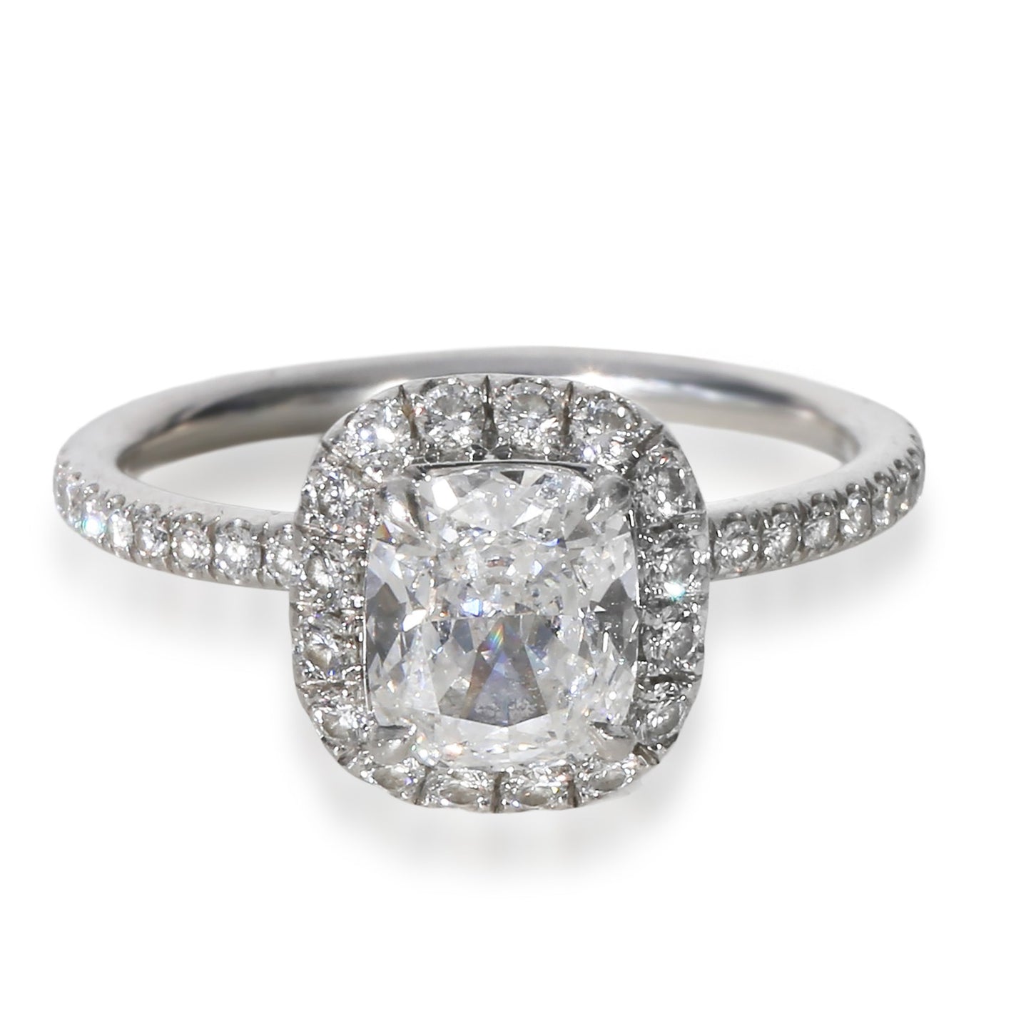 1.73ct Round Brilliant Diamond Engagement Ring — GIA Certified, Platinum