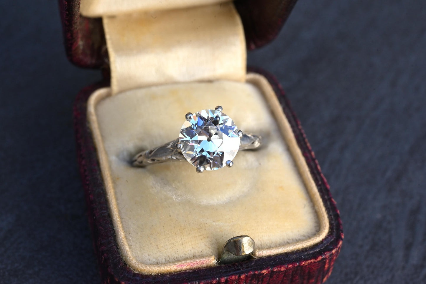 1.60ct Round Brilliant Three-Stone Diamond Ring — GIA Certified, Platinum