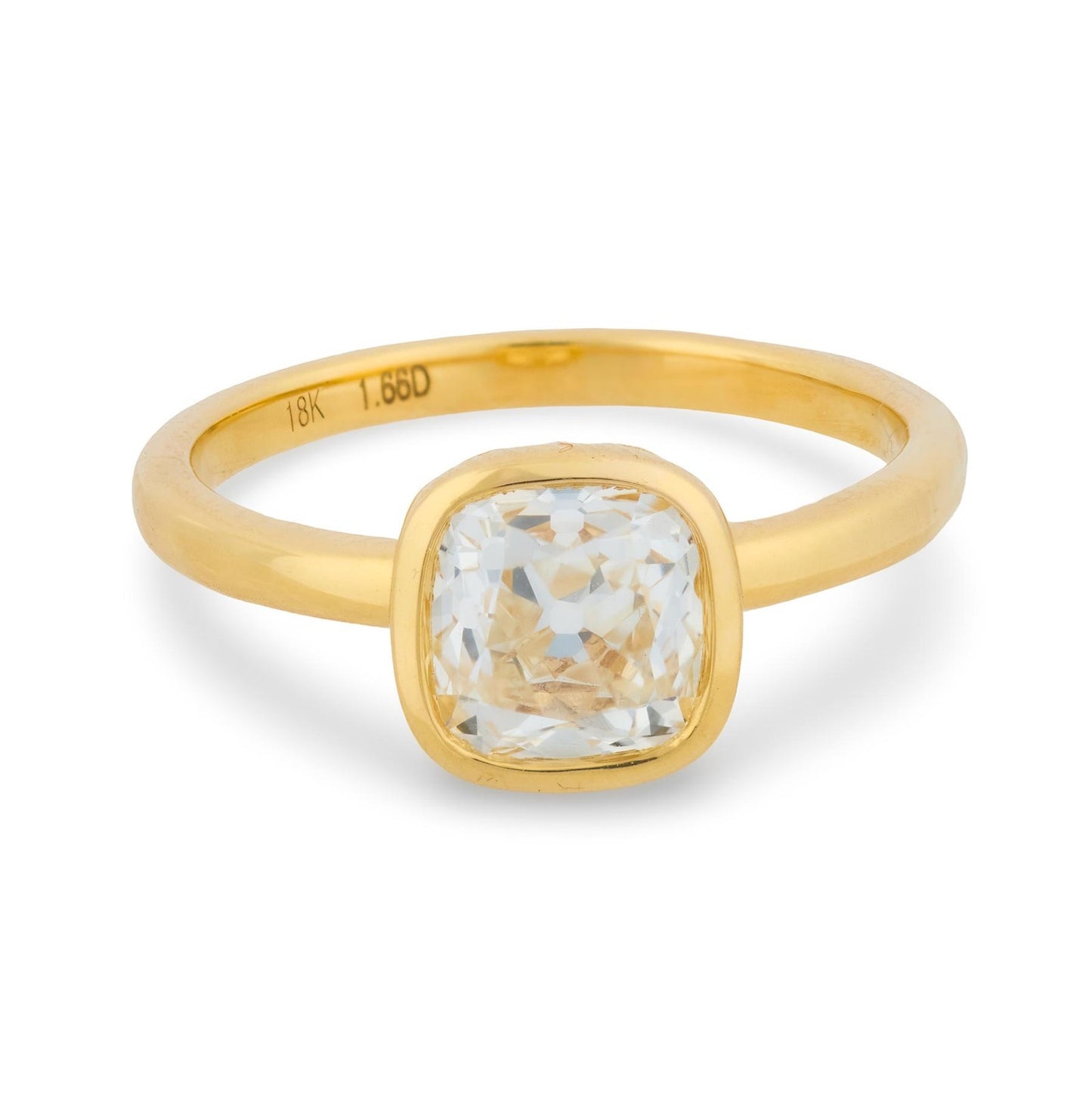 1.66ct Old European Cut Diamond Art Deco Ring — GIA Certified, Platinum