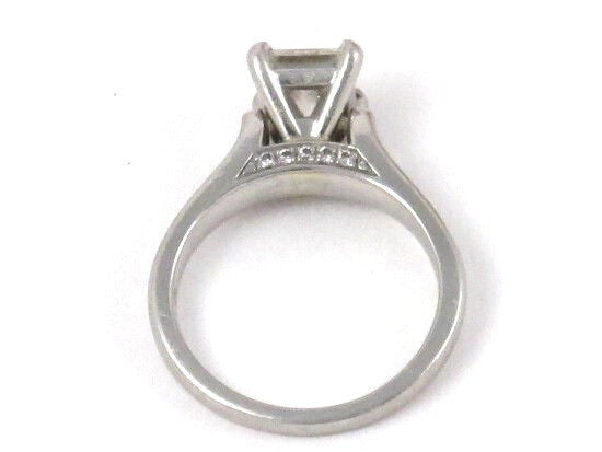 1.30ct Princess Cut Diamond Engagement Ring — GIA Certified, 18k White Gold