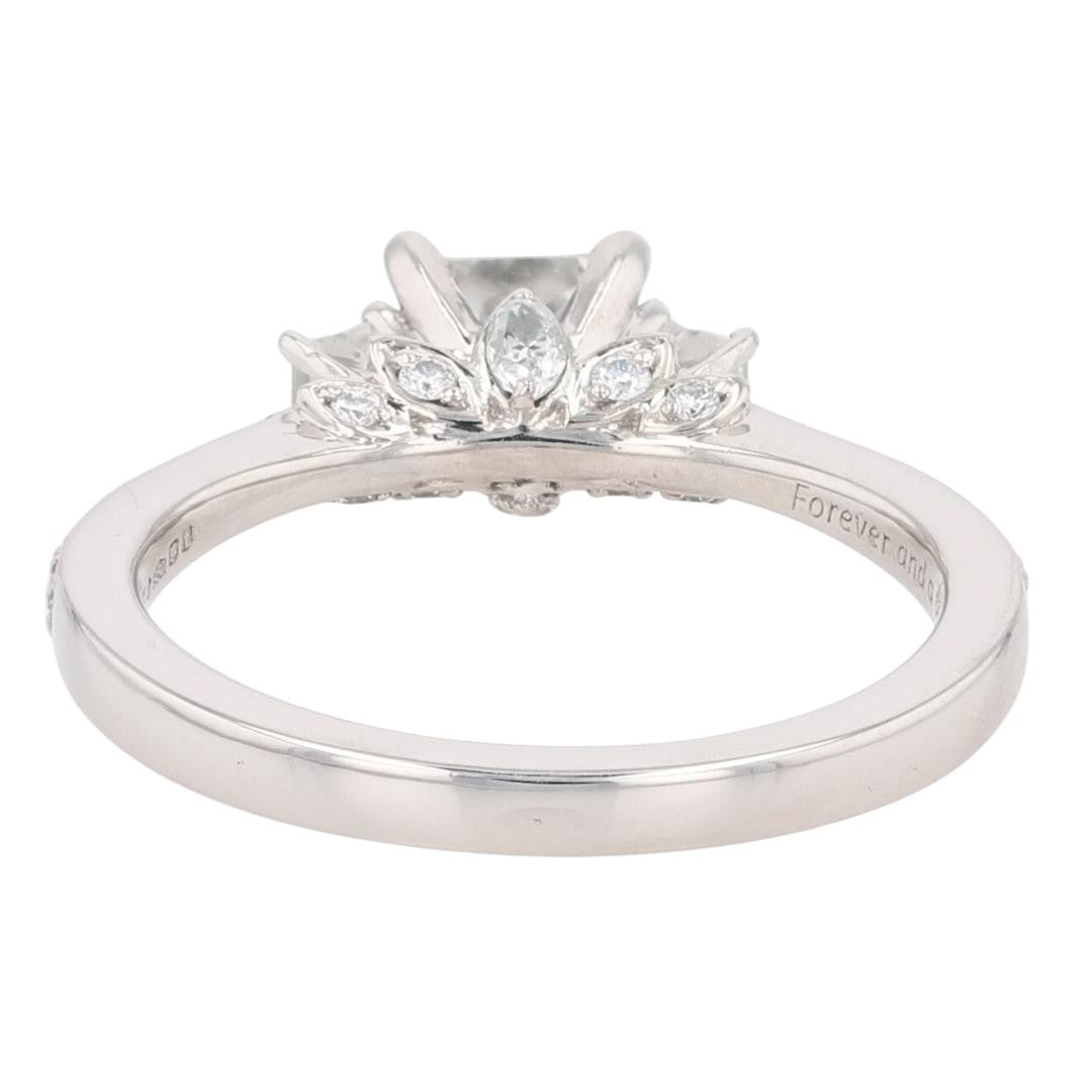 1.30ct Princess Cut Diamond Engagement Ring — GIA Certified, 18k White Gold