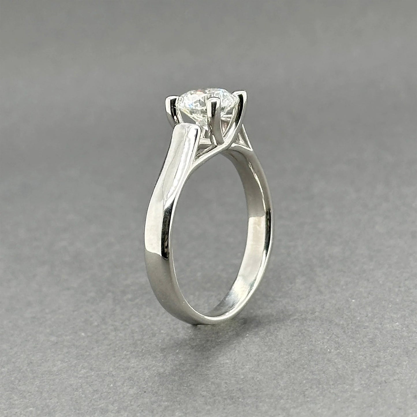 1.21ct Round Brilliant Diamond Engagement Ring — GIA Certified, Platinum