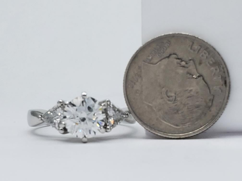 1.20ct Round Brilliant Diamond Engagement Ring — GIA Certified, Platinum