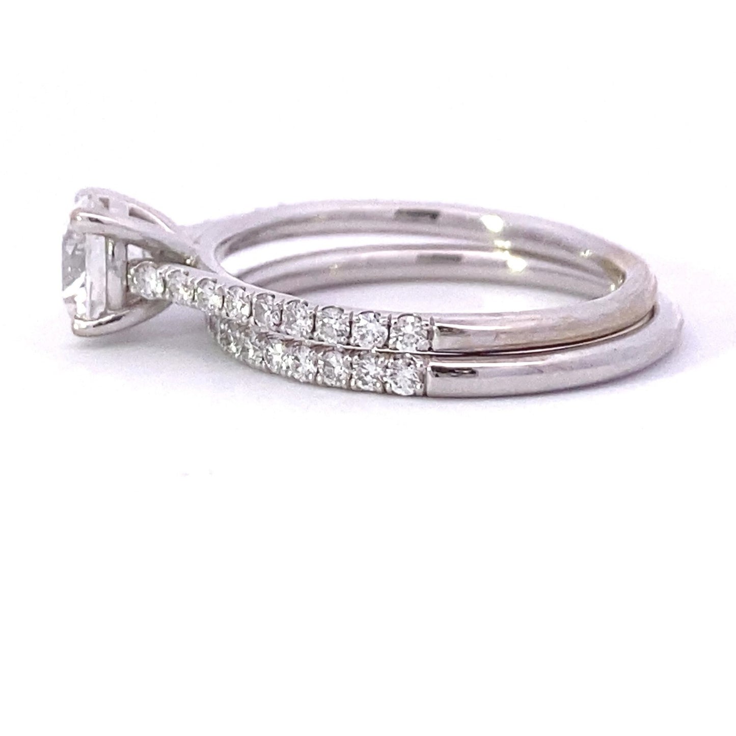 1.08ct Round Brilliant Diamond Engagement Ring — GIA Certified, Platinum
