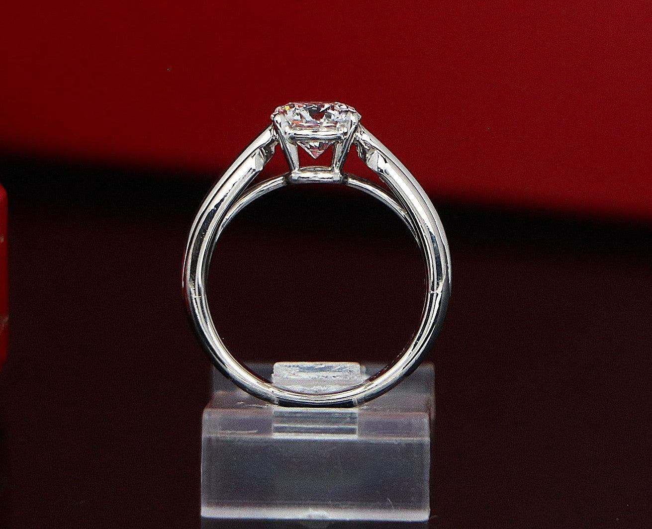 1.02ct Round Brilliant Diamond Solitaire Ring — GIA Certified, Platinum