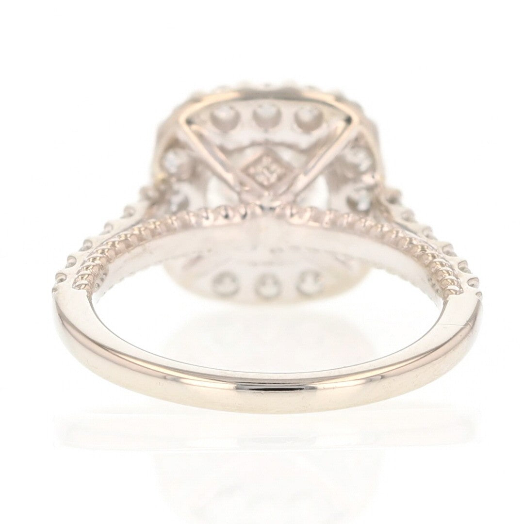 1.69ct Round Brilliant Diamond Engagement Ring — GIA Certified, 18k White Gold