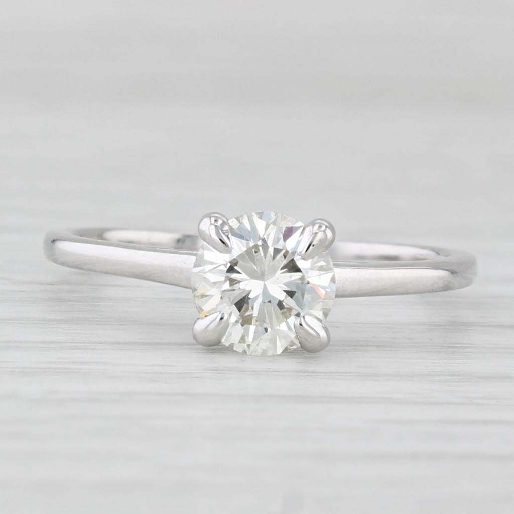 1.00ct Round Brilliant Diamond Solitaire Ring — GIA Certified, 14k White Gold