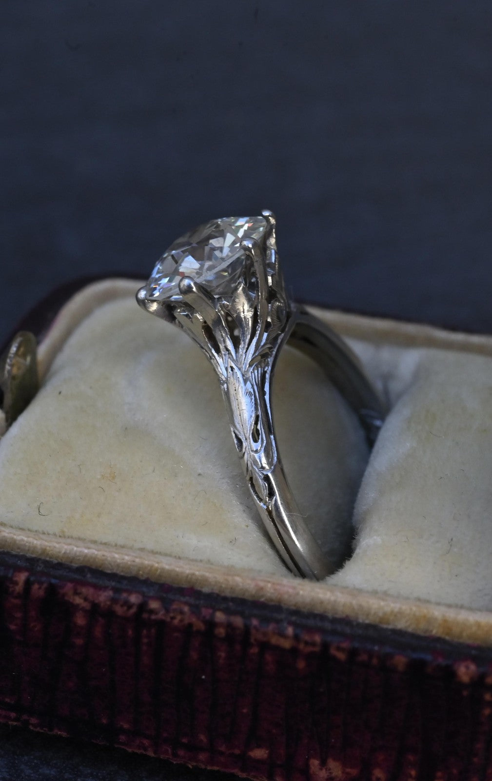 1.60ct Round Brilliant Three-Stone Diamond Ring — GIA Certified, Platinum