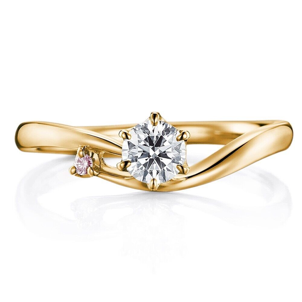 0.60ct Round Brilliant Lab Grown Diamond Ring — GIA Certified, 18k Yellow Gold