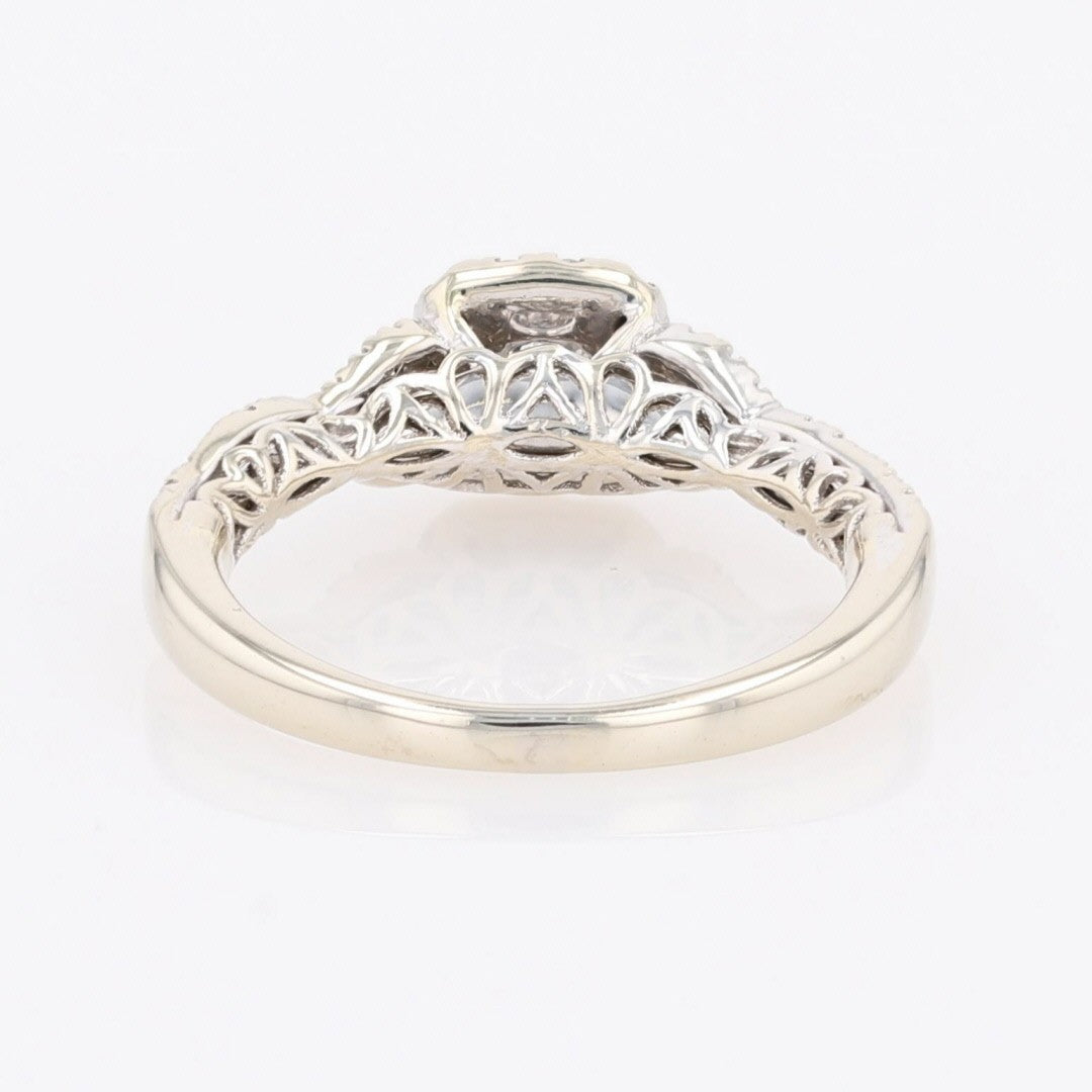 0.83ct Round Brilliant Diamond Art Deco Ring — GIA Certified, Platinum