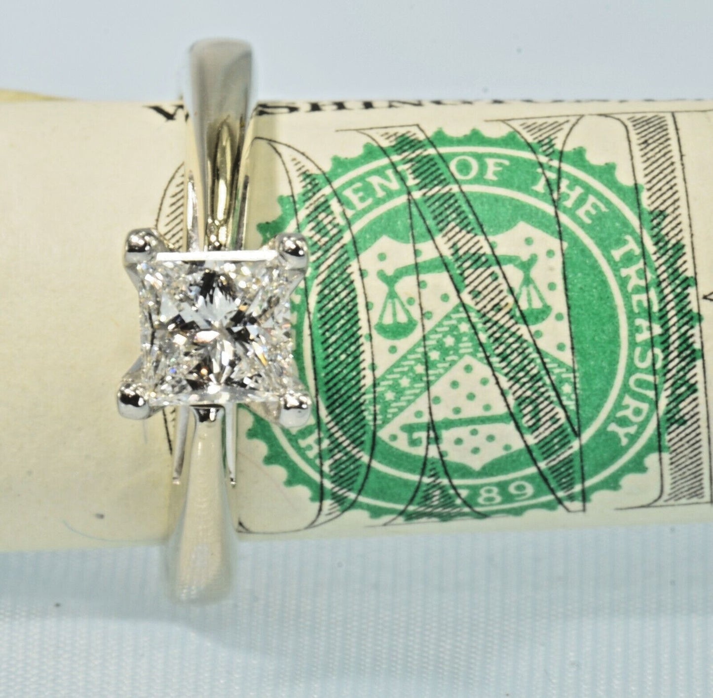 0.60ct Round Brilliant Lab Grown Diamond Ring — GIA Certified, 18k Yellow Gold