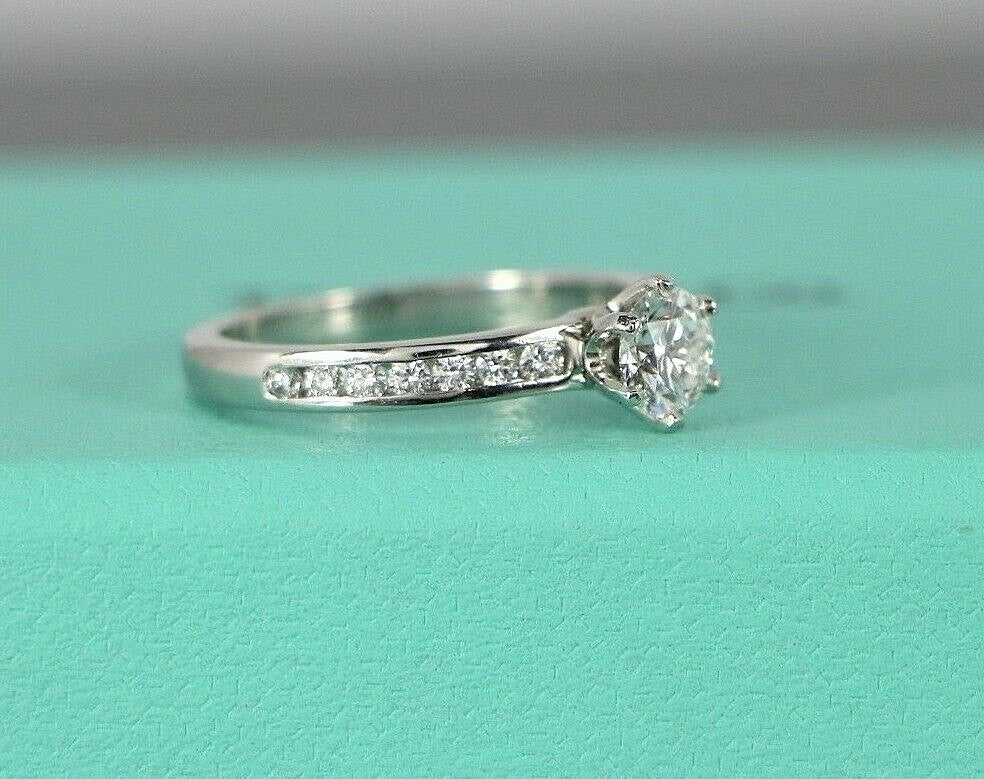 0.50ct Round Brilliant Diamond Engagement Ring — GIA Certified, Platinum