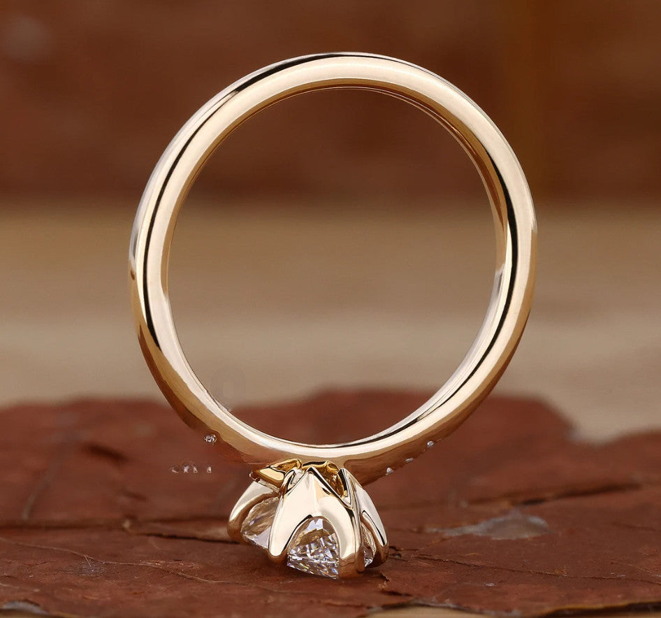 1.30ct Marquise Diamond Solitaire Ring — GIA Certified, 14k White Gold