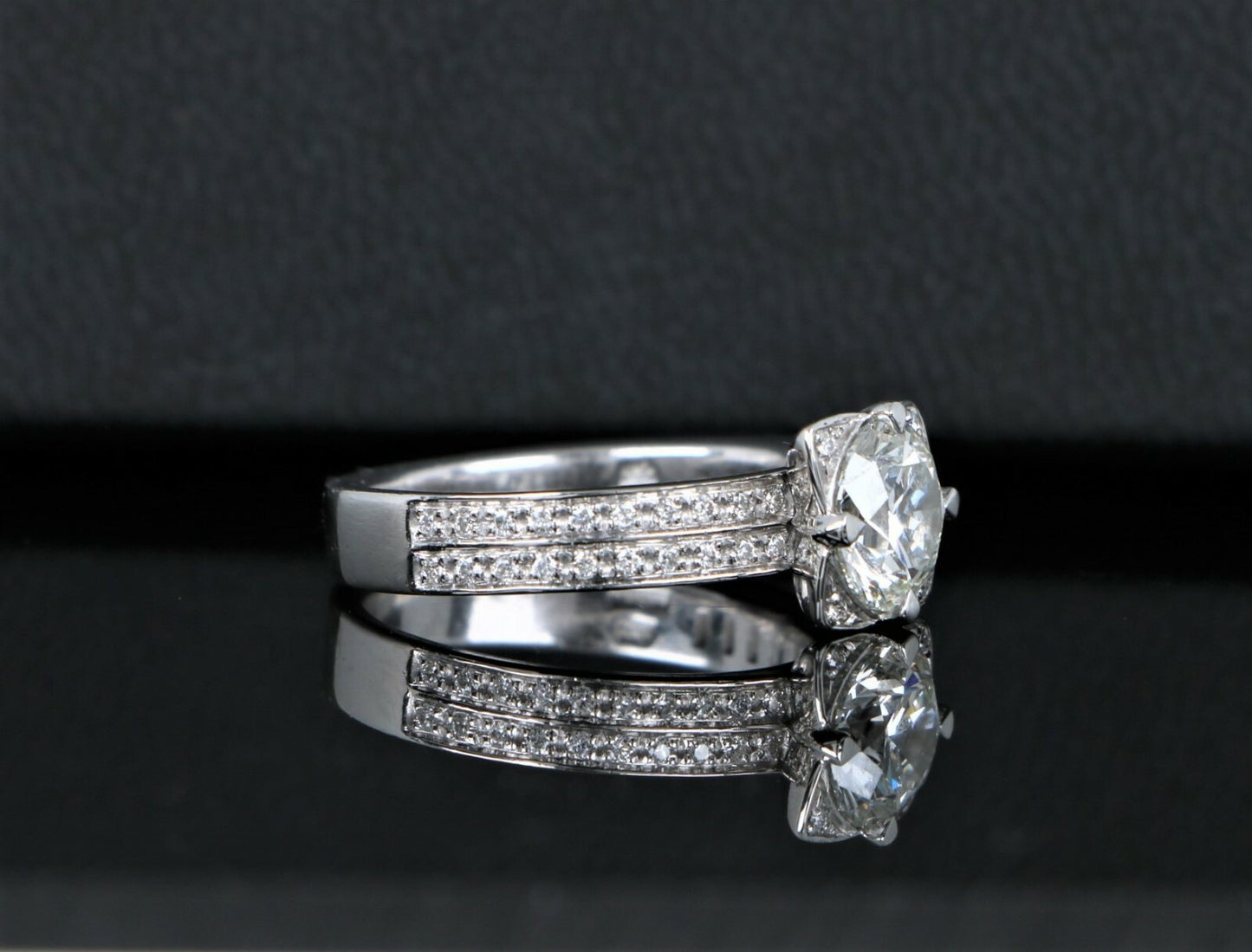 1.59ct Round Brilliant Diamond Engagement Ring — GIA Certified, Platinum