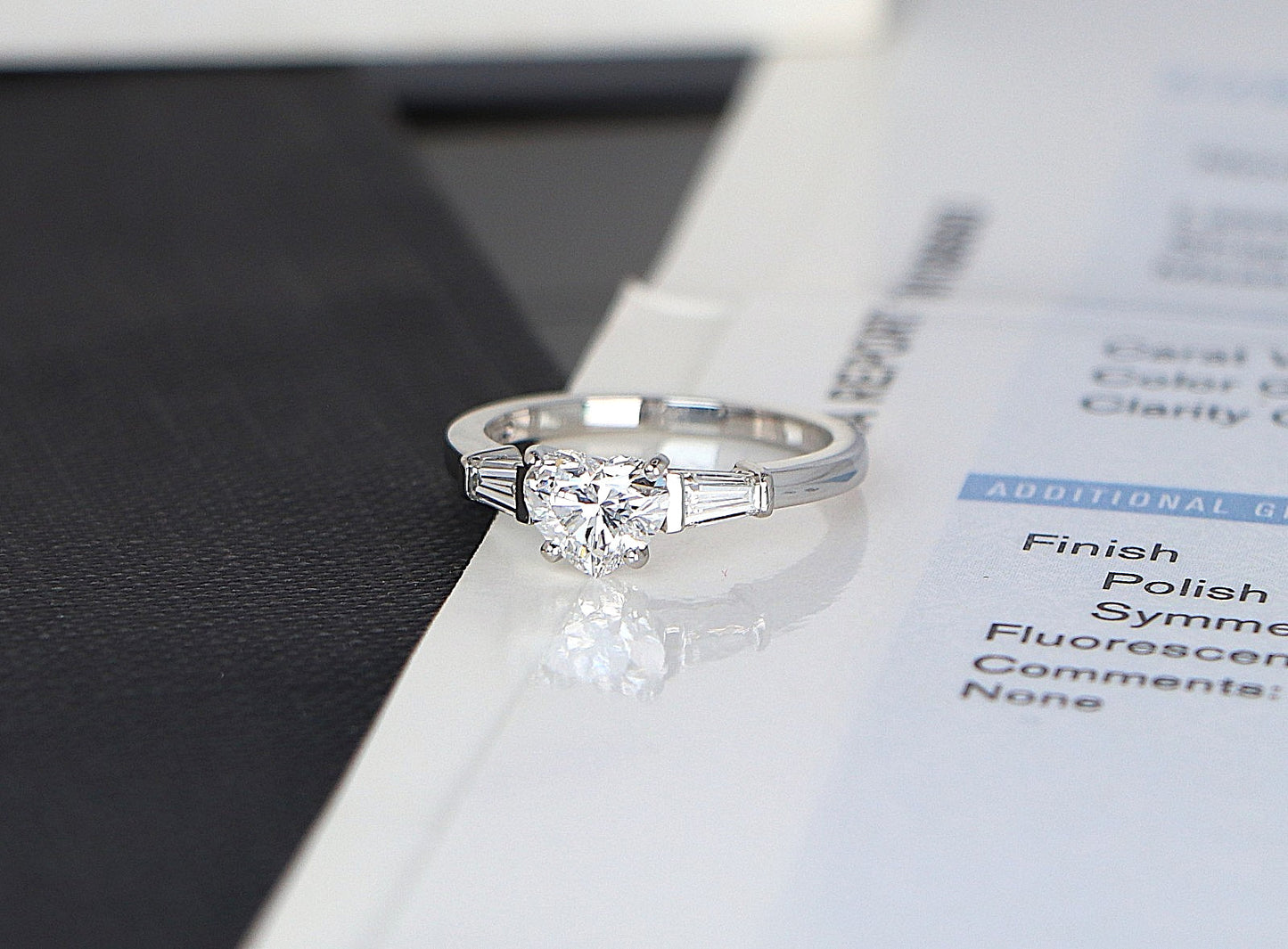 1.01ct Heart Diamond Bvlgari Griffe Ring — GIA Certified, Platinum