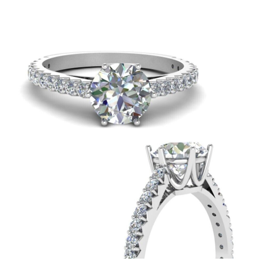 0.83ct Round Brilliant Diamond Art Deco Ring — GIA Certified, Platinum