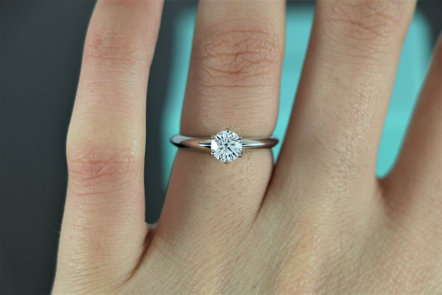 0.61ct Round Brilliant Diamond Solitaire Ring — GIA Certified, Platinum