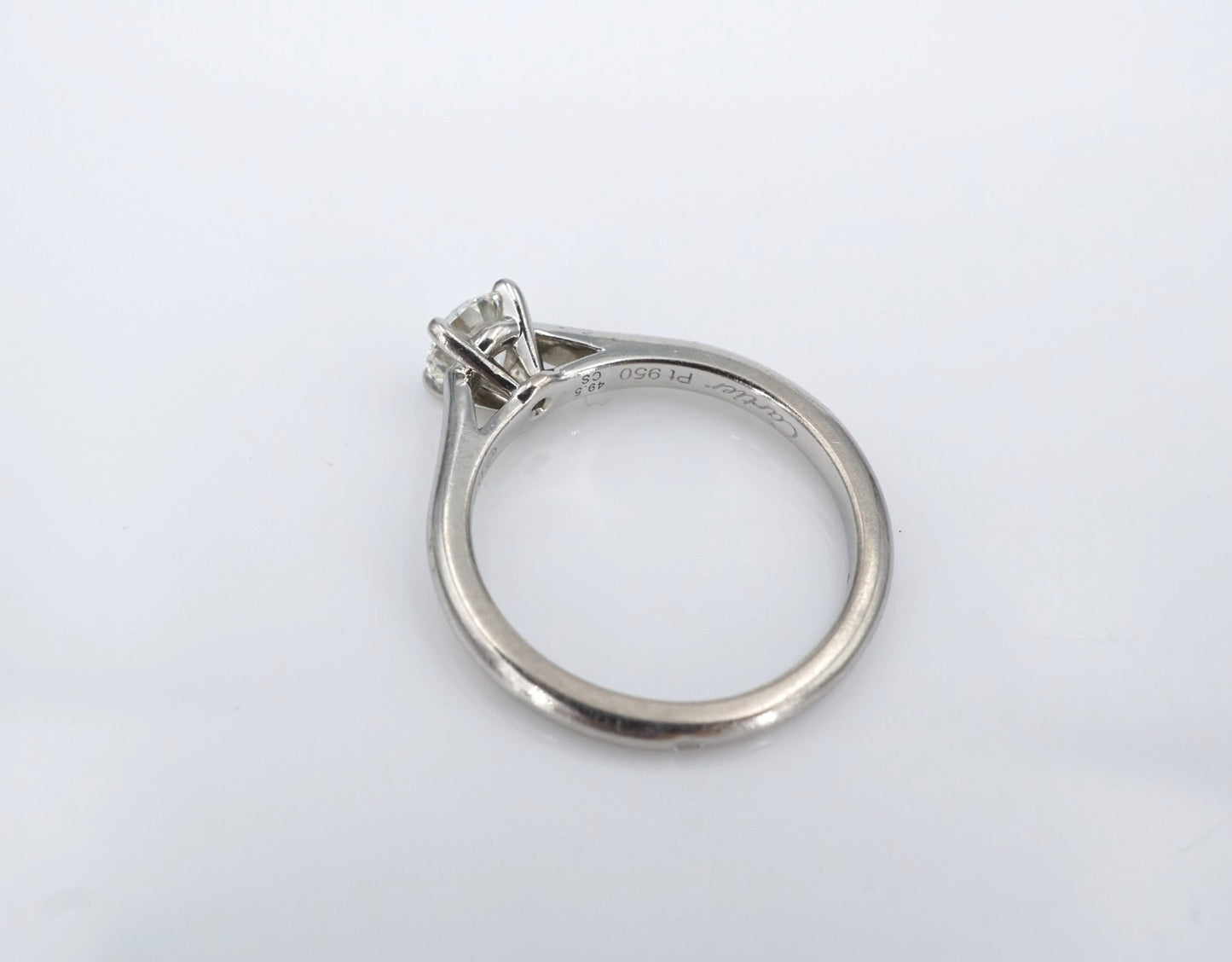 0.45ct Round Brilliant Diamond Solitaire Ring — GIA Certified, Platinum