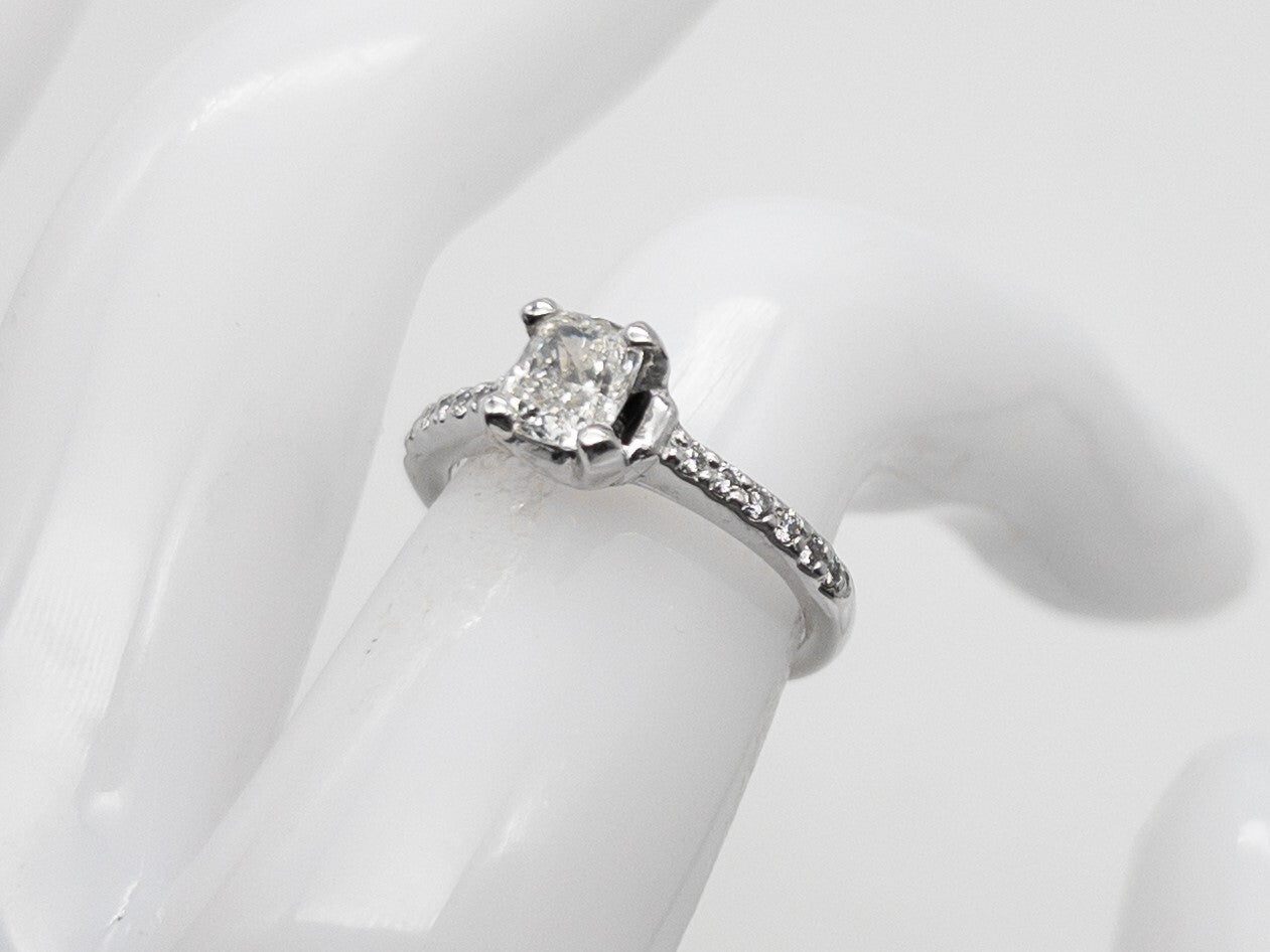 1.15ct Old European Cut Diamond Art Deco Ring — GIA Certified, Platinum