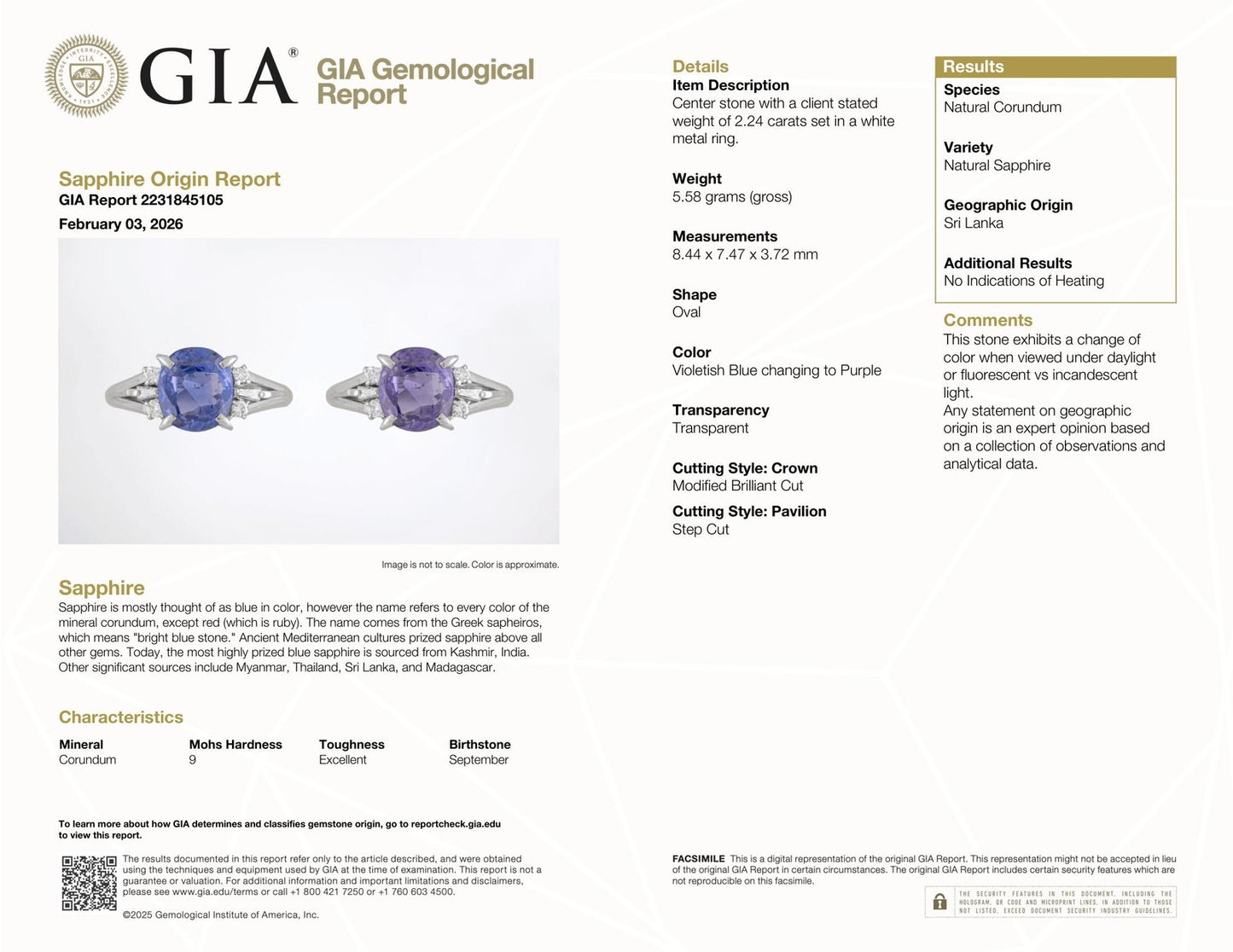 2.24ct Round Brilliant Diamond Solitaire Ring — GIA Certified, 14k Yellow Gold