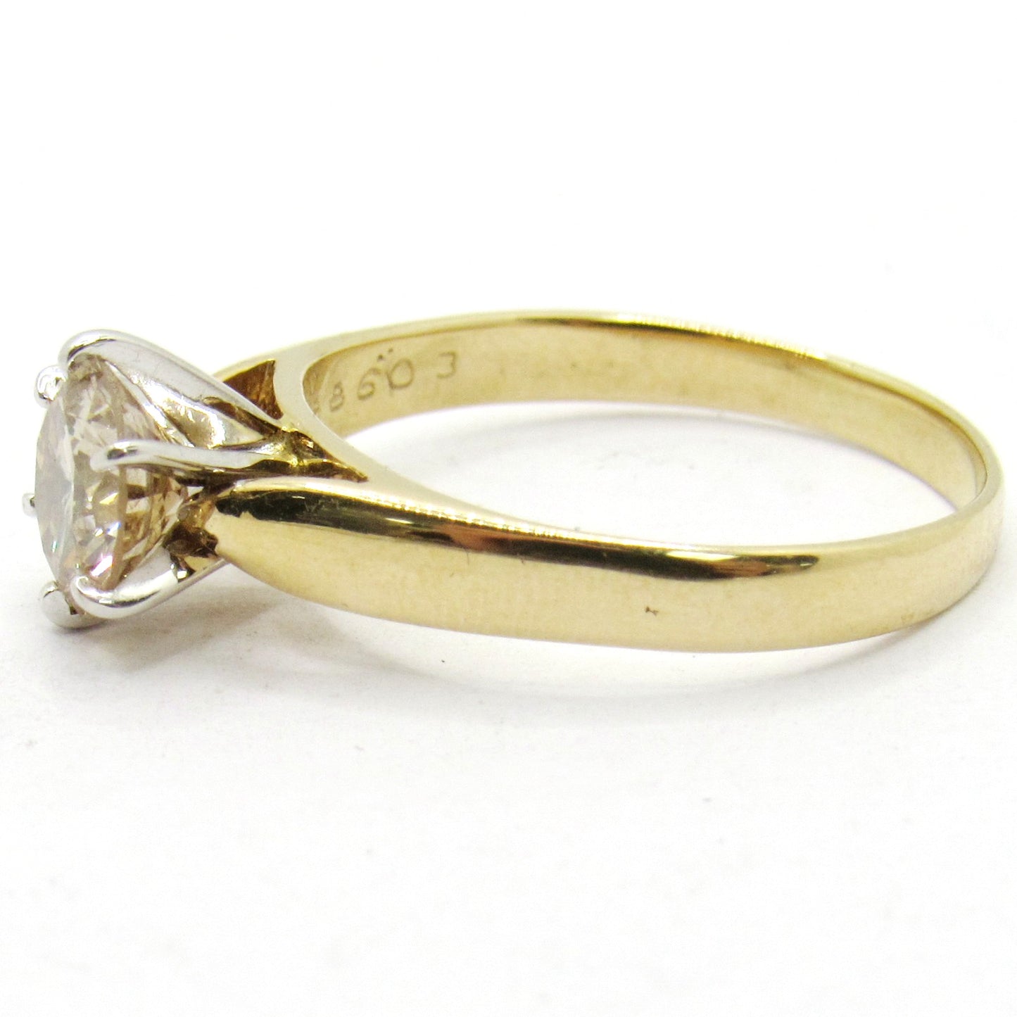1.22ct Round Brilliant Diamond Solitaire Ring — GIA Certified, 14k Yellow Gold