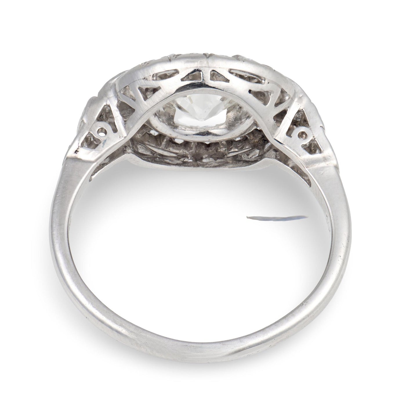 1.25ct Old European Cut Diamond Engagement Ring — GIA Certified, Platinum