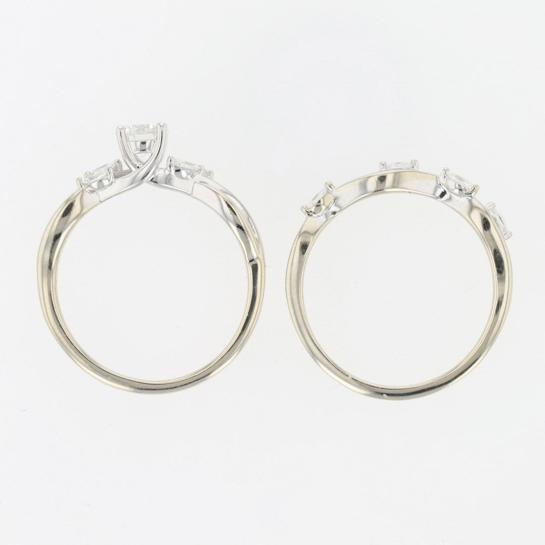 0.59ct Round Brilliant Halo Engagement Ring — GIA Certified, 18K White Gold