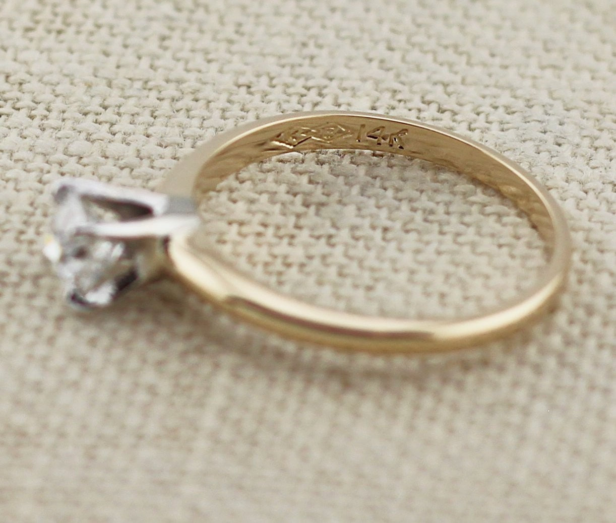 0.53ct Old European Cut Art Deco Diamond Ring — GIA Certified, Platinum