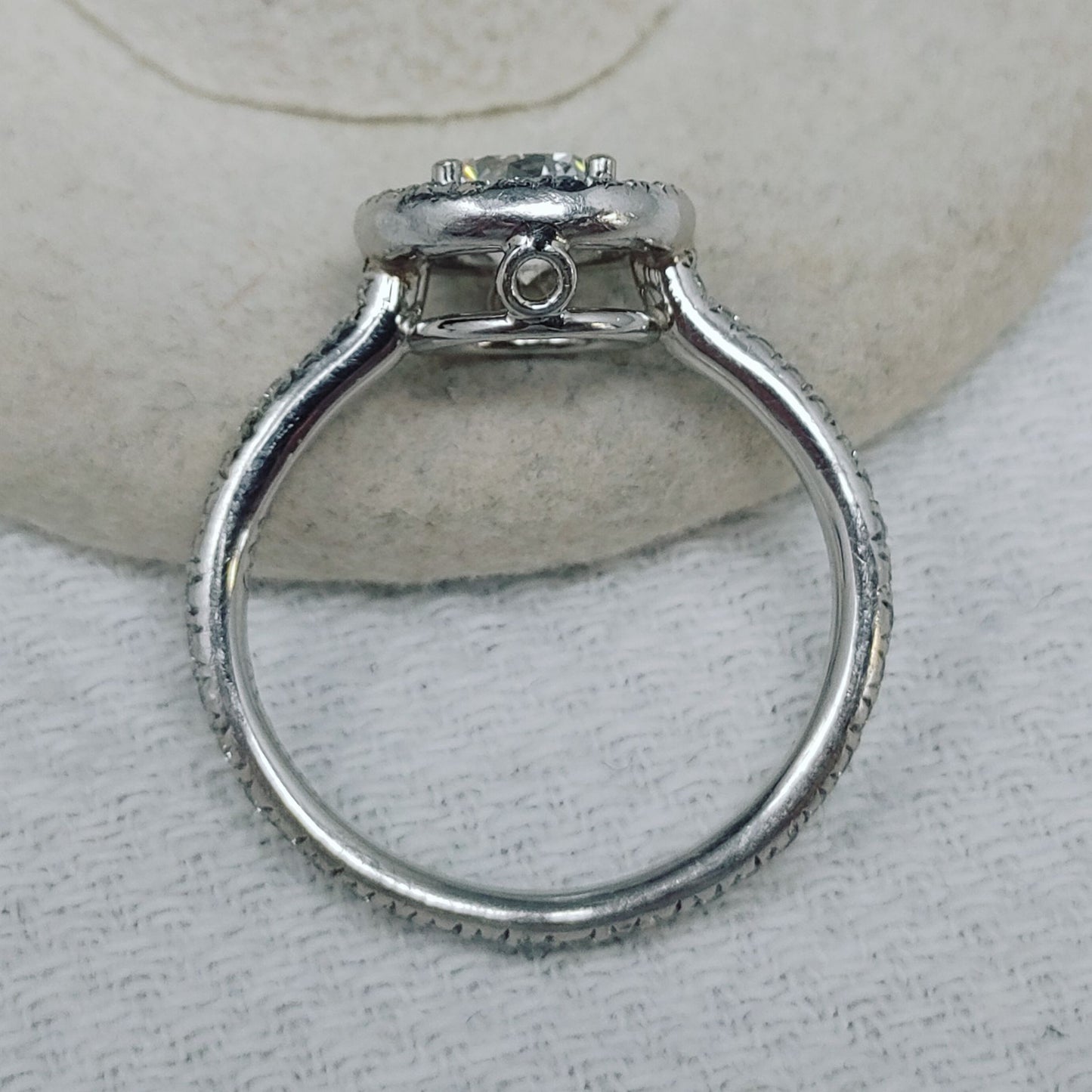 0.76ct Round Brilliant Diamond Engagement Ring — GIA Certified, Platinum