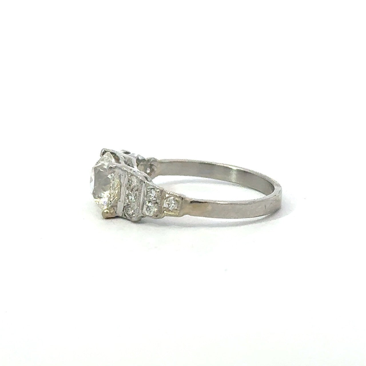 1.60ct Round Brilliant Three-Stone Diamond Ring — GIA Certified, Platinum