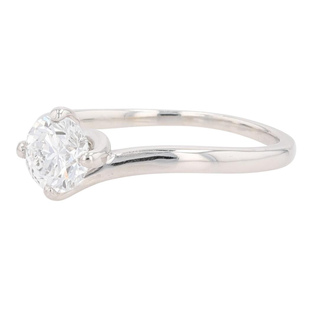 0.75ct Round Brilliant Diamond Solitaire Ring — GIA Certified, Platinum