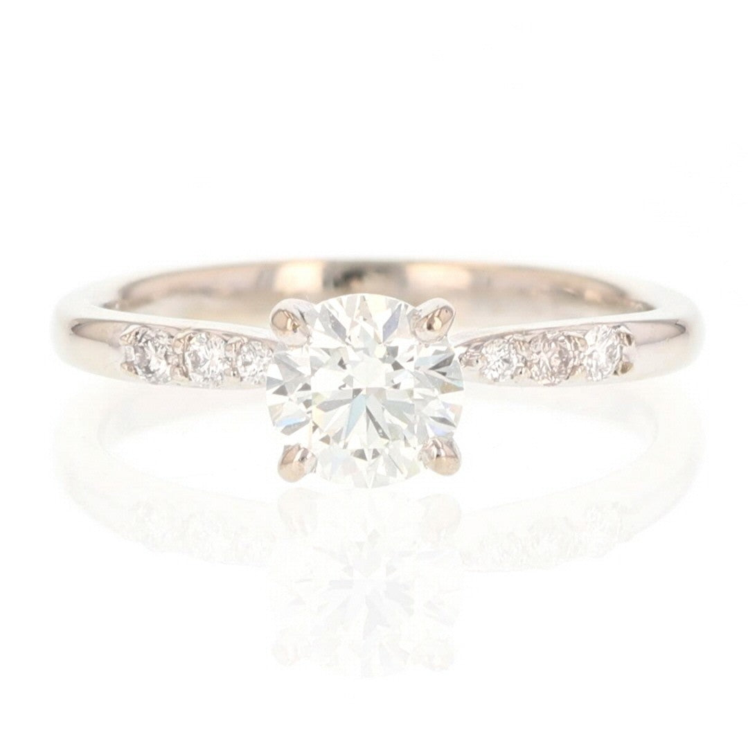 0.69ct Round Brilliant Diamond Solitaire Ring — GIA Certified, 950 Platinum