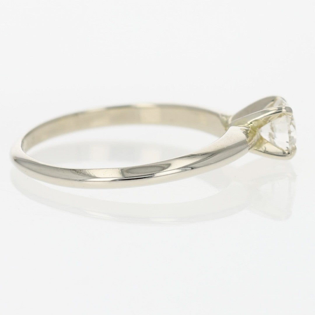 0.71ct Round Brilliant Champagne Diamond Vintage Ring — GIA Certified, Platinum