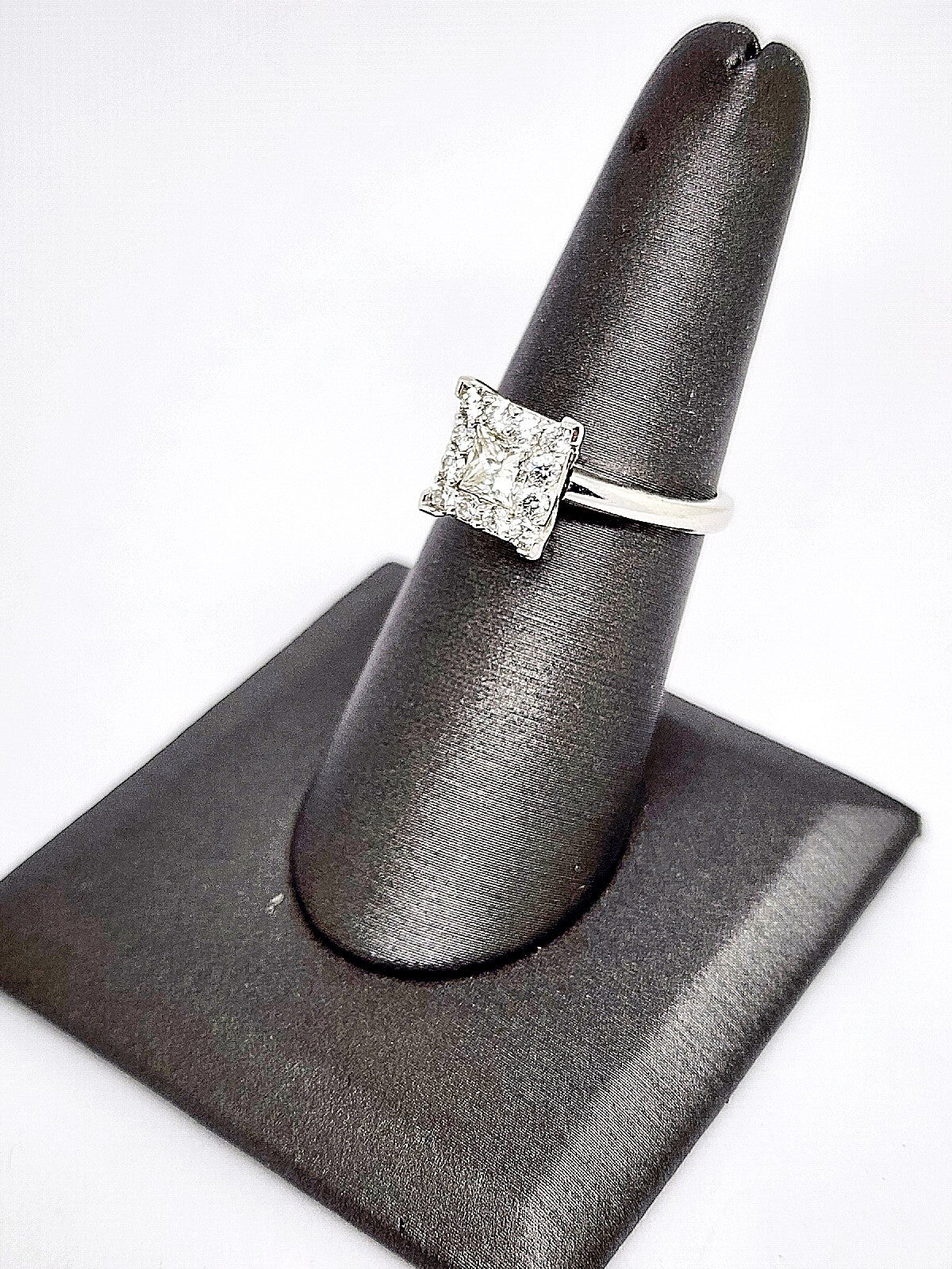 0.50ct Round Brilliant Diamond Cartier Ring — GIA Certified, 18k White Gold