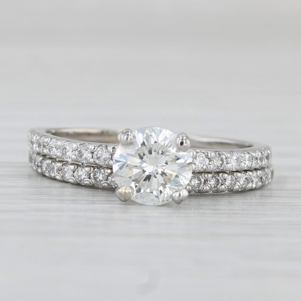 1.00ct Round Brilliant Diamond Engagement Ring — GIA Certified, 14k White Gold