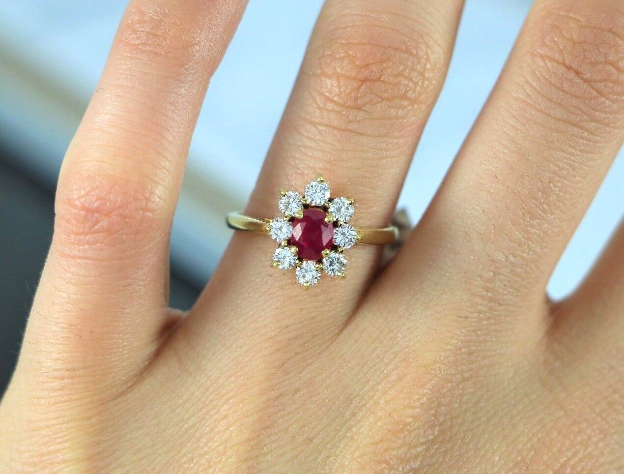 1.7ct Oval Diamond Engagement Ring — GIA Certified, 18k Gold