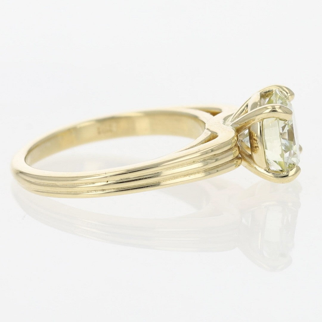 2.24ct Round Brilliant Diamond Solitaire Ring — GIA Certified, 14k Yellow Gold