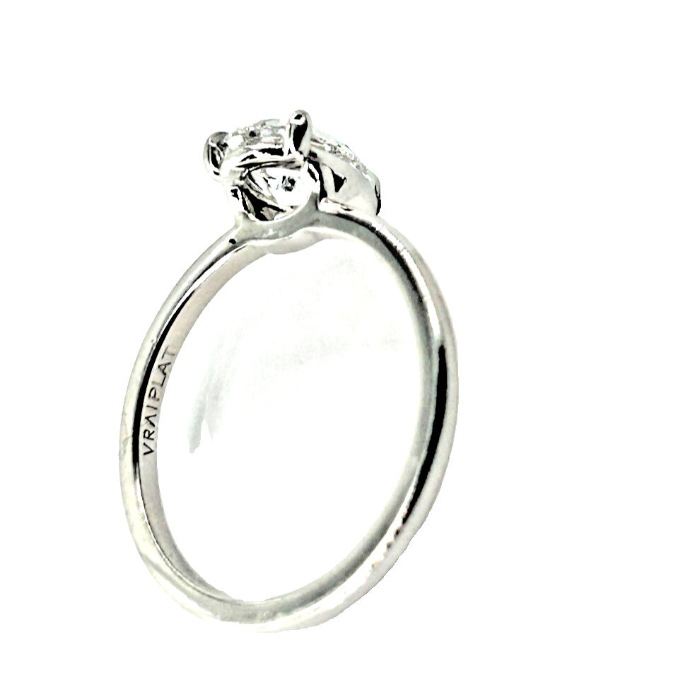 1.29ct Pear Brilliant Diamond Solitaire Ring — GIA Certified, Platinum