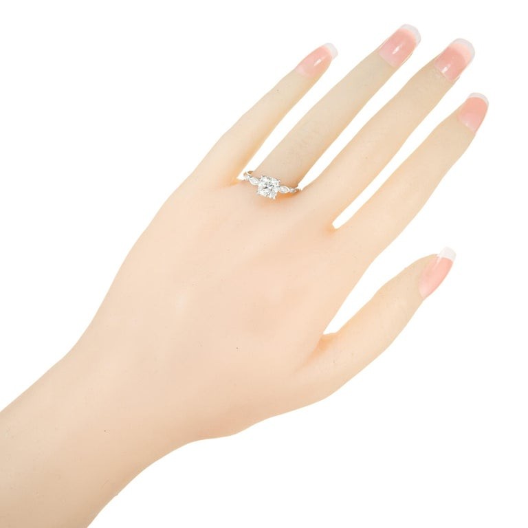 1.10ct Old Mine Cut Diamond Art Deco Ring — GIA Certified, Platinum