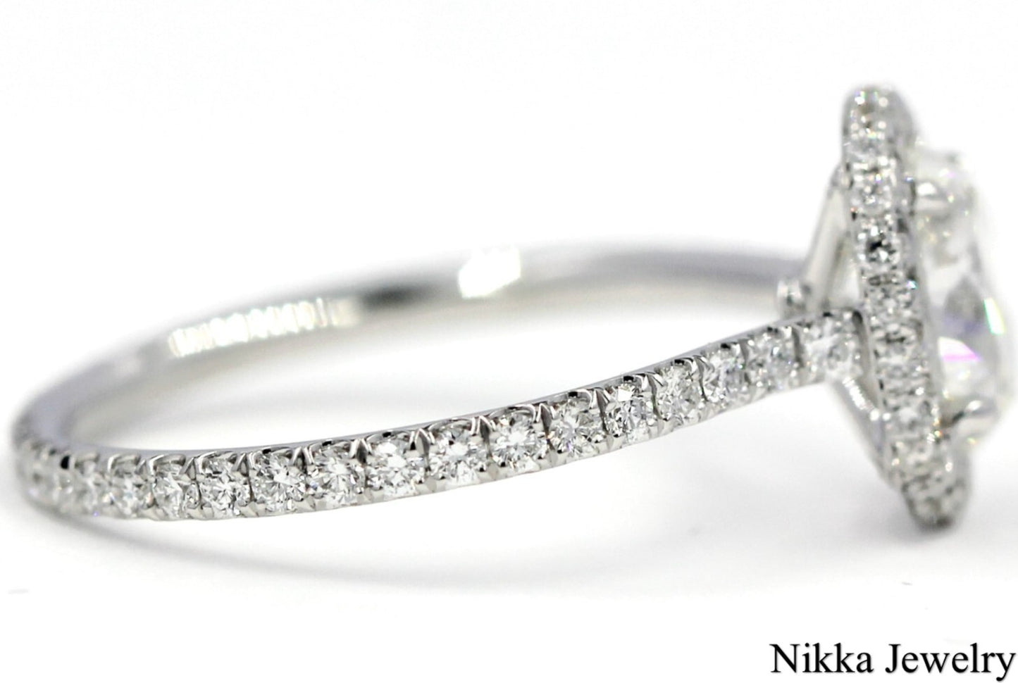 1.20ct Oval Brilliant Diamond Eternity Ring — GIA Certified, Platinum